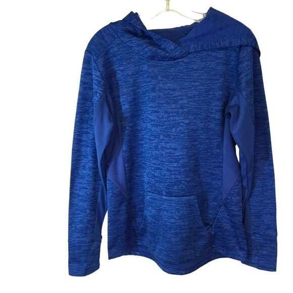 VF Imagewear Women's Hooded Pullover Running Sweatshirt Size Small in Royal Blue - Picture 1 of 9